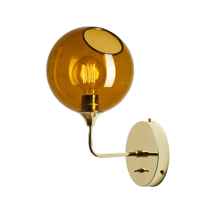 Ballroom wandlamp Ø20 cm - Amber - Design By Us