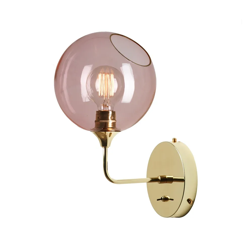 Ballroom wandlamp Ø20 cm, Roze Design By Us