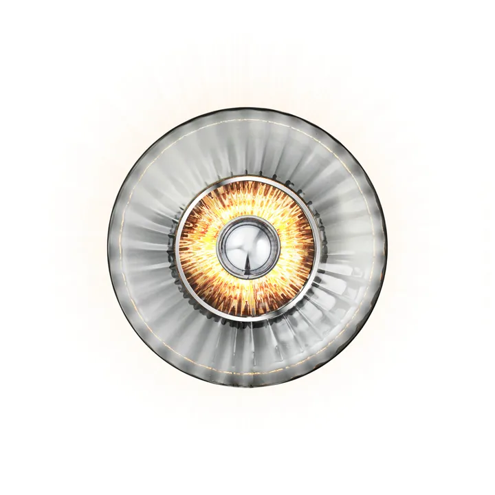 New Wave Optic wandlamp Ø26 cm - Smoke - Design By Us