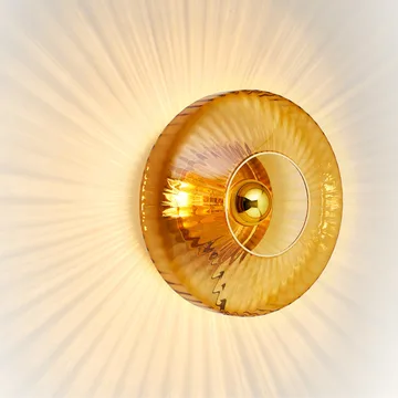 New Wave Optiv wandlamp XL - Amber - Design By Us