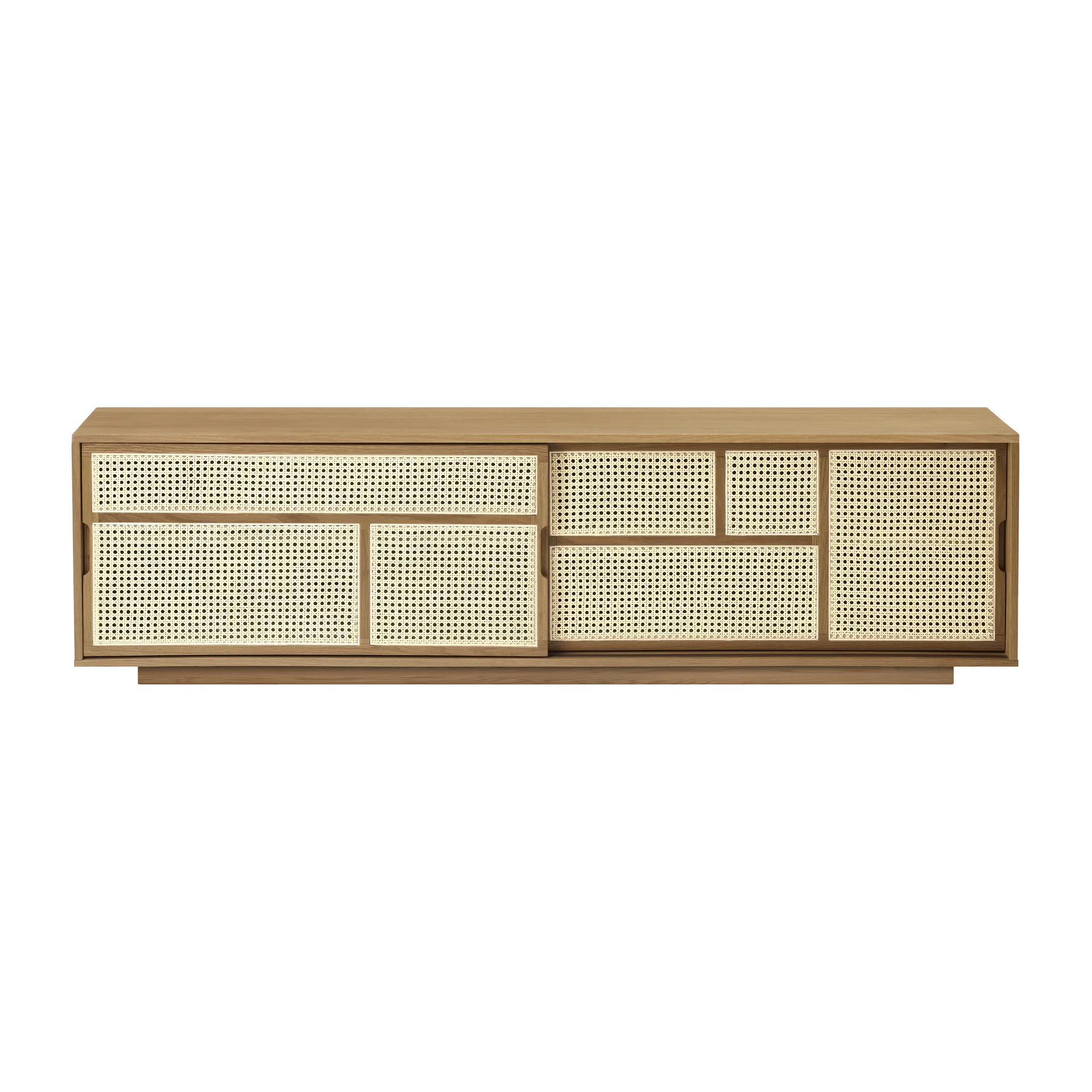 Air bijzettafel, laag, eiken, rotan Design House Stockholm