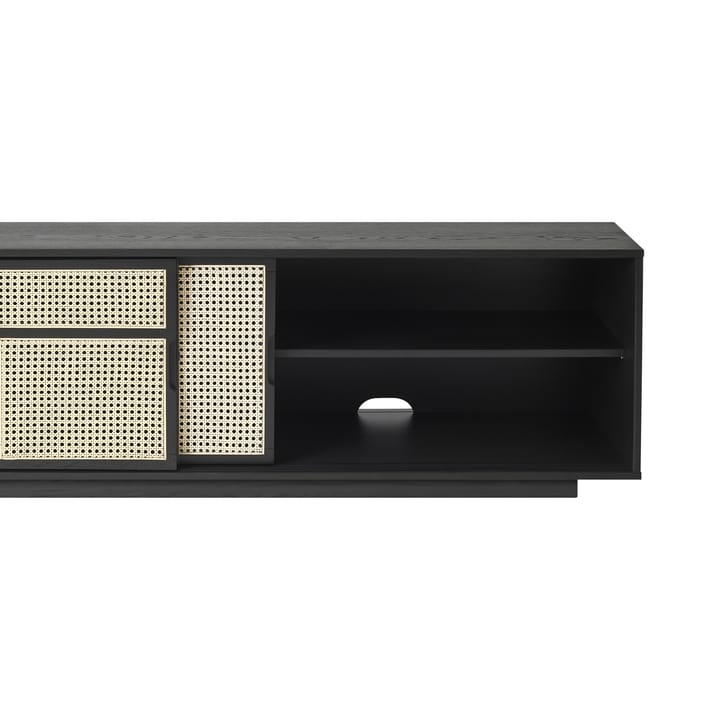 Air bijzettafel, laag, zwart, rotan Design House Stockholm