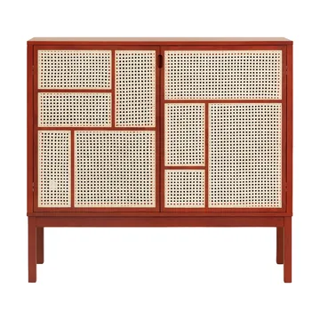 Air dressoir - Rood, 120x110 cm, met poten - Design House Stockholm