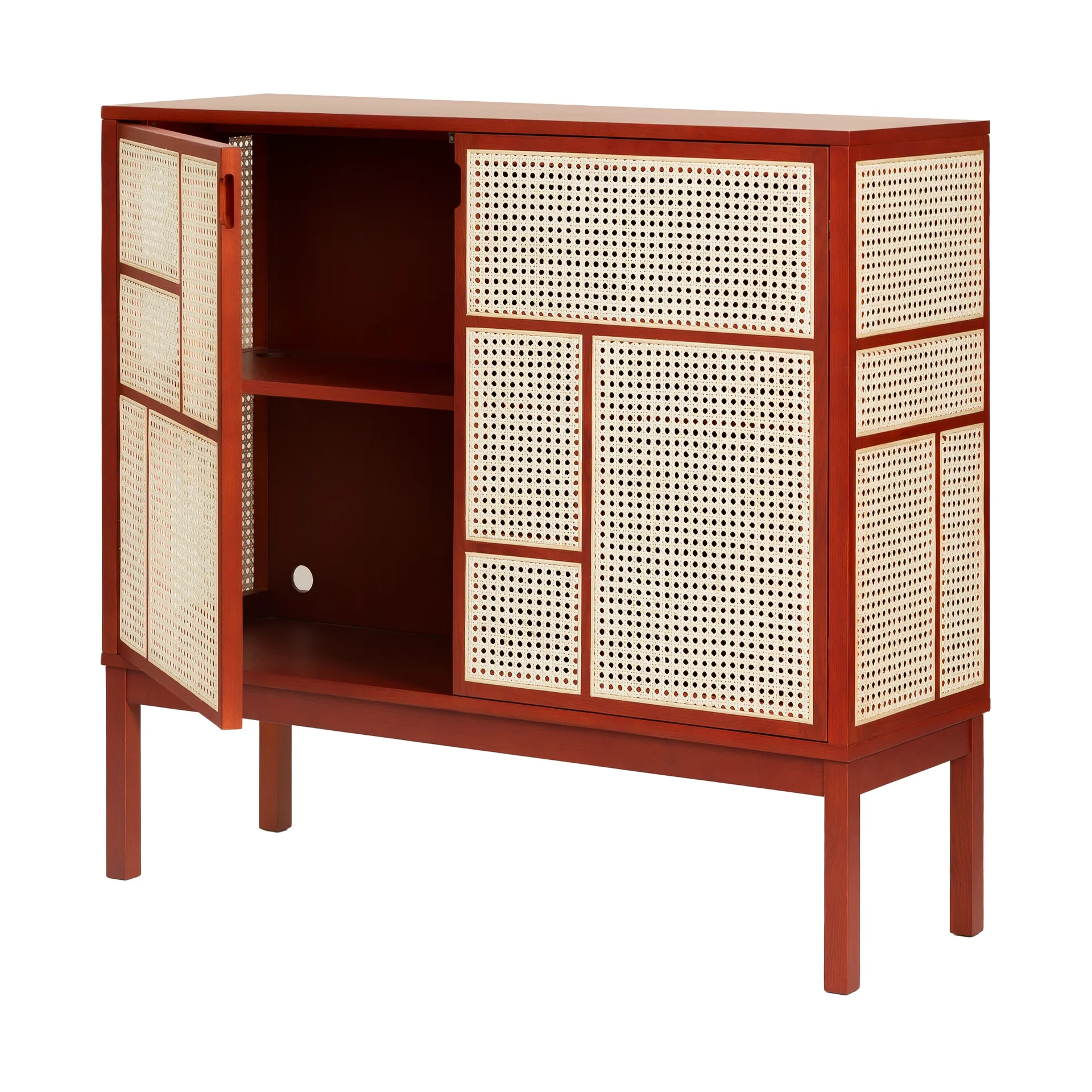 Air dressoir, Rood, 120x110 cm, met poten Design House Stockholm