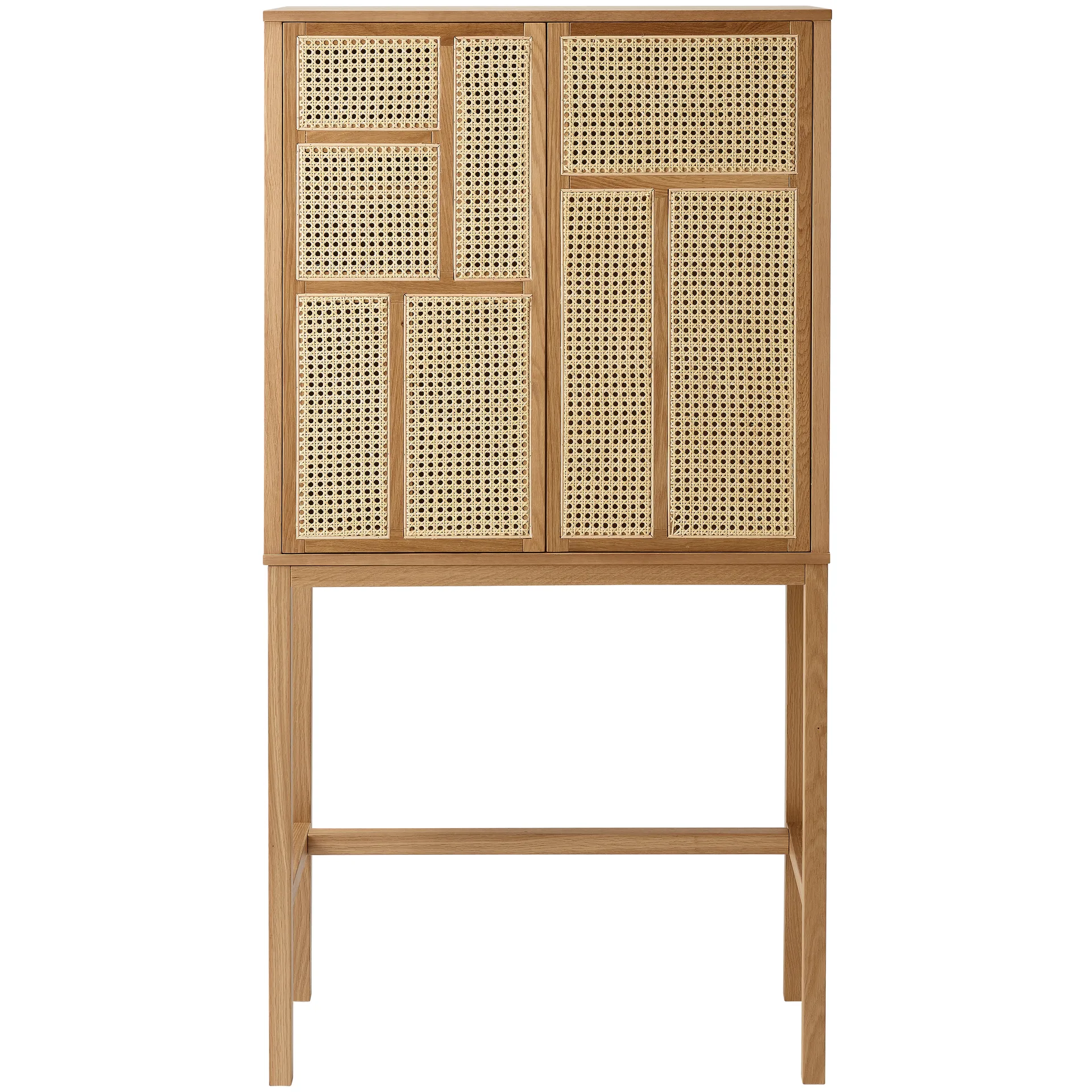 Air vitrinekast, eiken, rotan Design House Stockholm