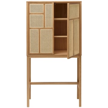 Air vitrinekast - eiken, rotan - Design House Stockholm