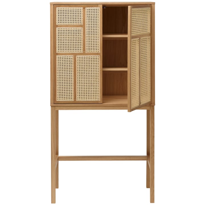 Air vitrinekast, eiken, rotan Design House Stockholm