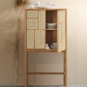 Air vitrinekast - eiken, rotan - Design House Stockholm