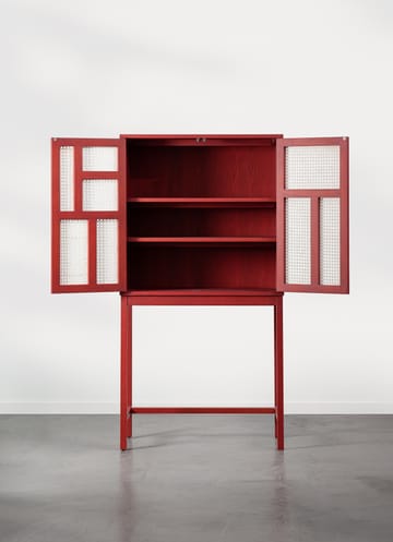 Air vitrinekast - Rood - Design House Stockholm