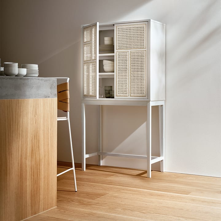 Air vitrinekast, Wit, rotan Design House Stockholm