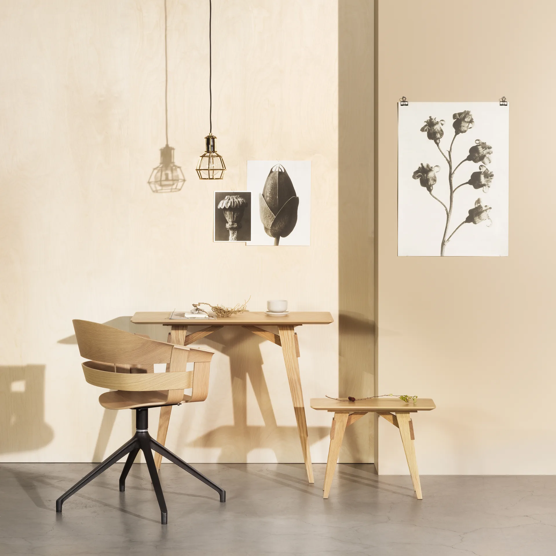 Arco bijzettafel L, zwart Design House Stockholm
