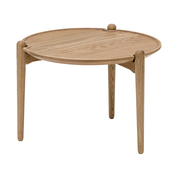 Design House Stockholm Aria salontafel o90 cm Eiken 30 cm