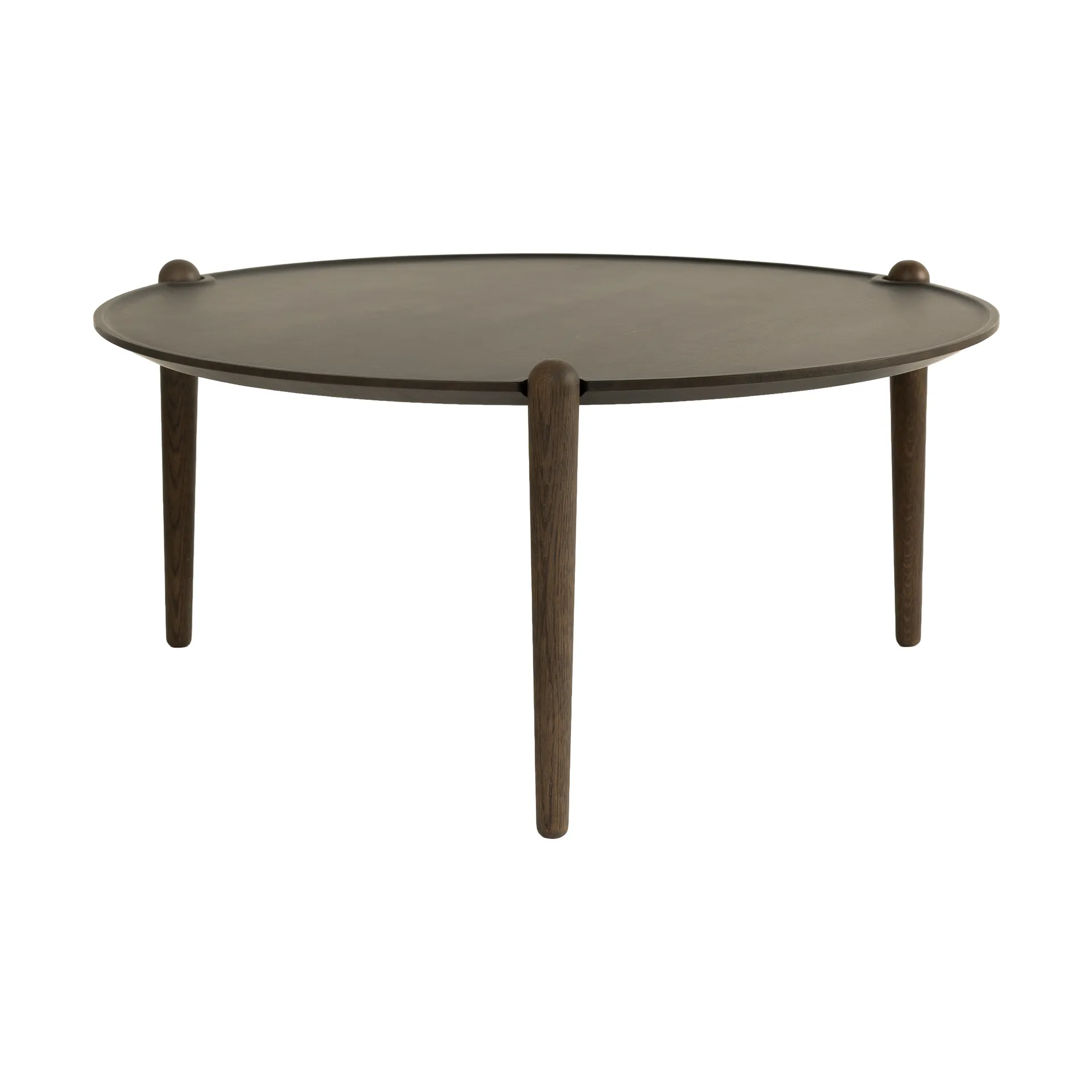Design House Stockholm Aria salontafel Donker eiken, o90x42,5 cm