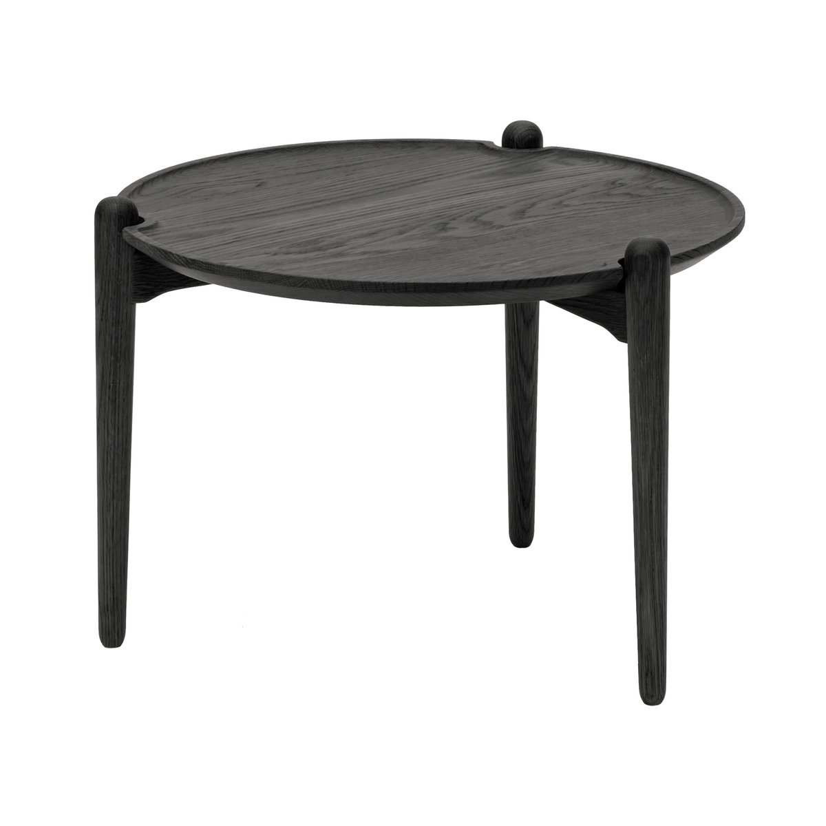 Design House Stockholm Aria salontafel laag 37 cm Zwart eikenhout