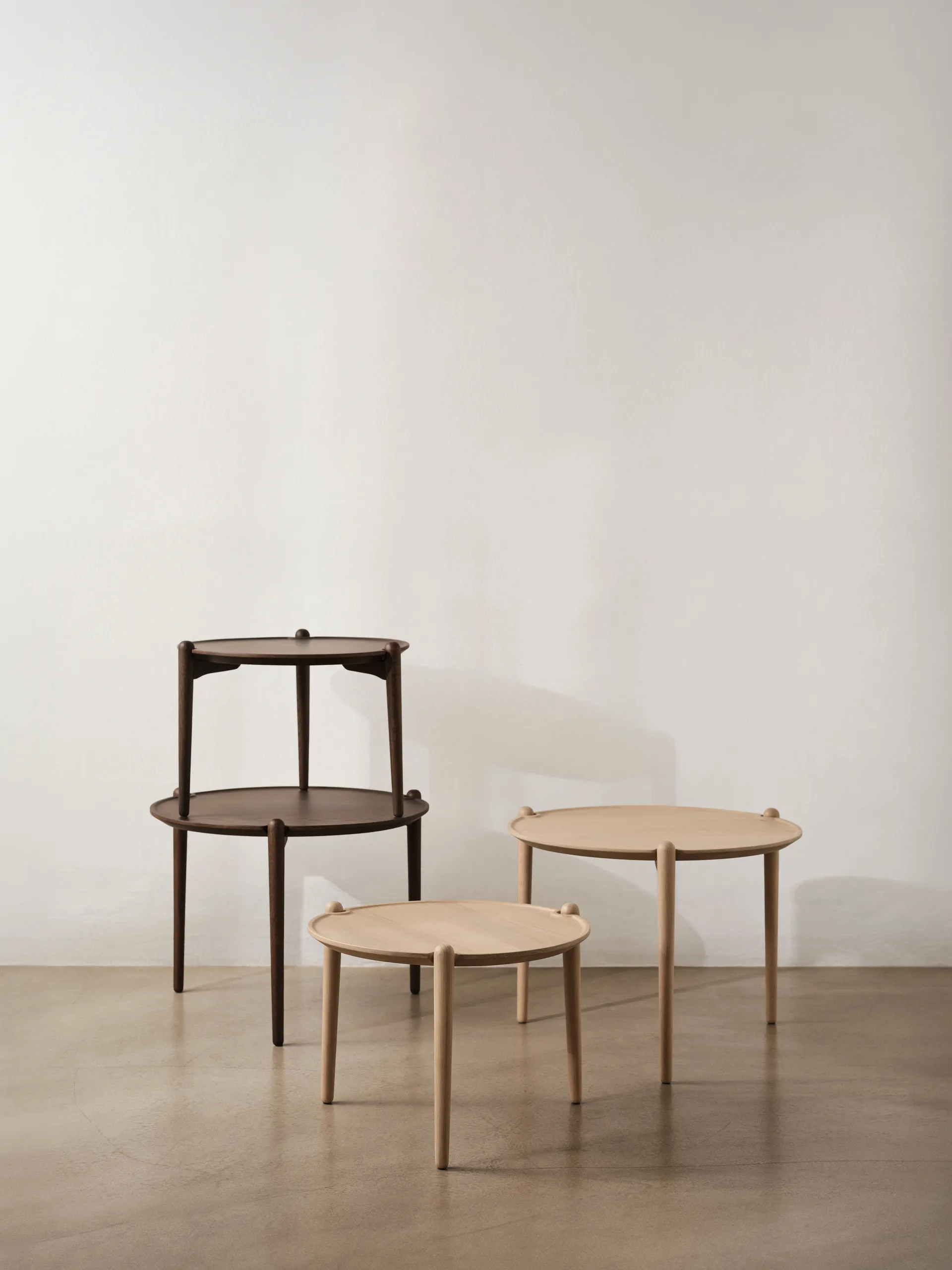 Aria salontafel, Light oak, Ø50x37 cm Design House Stockholm
