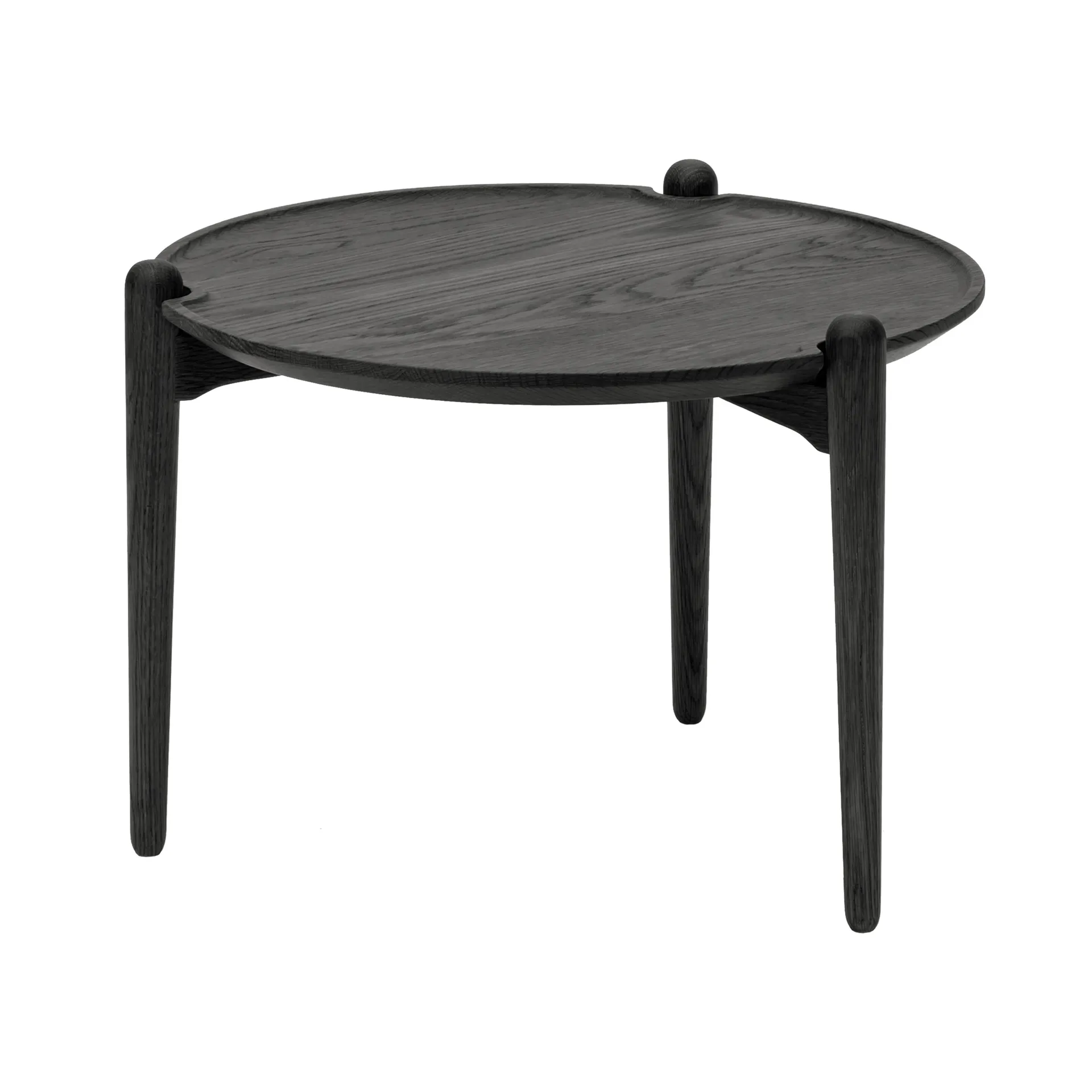 Aria salontafel, Zwart eikenhout, Ø60x37 cm Design House Stockholm