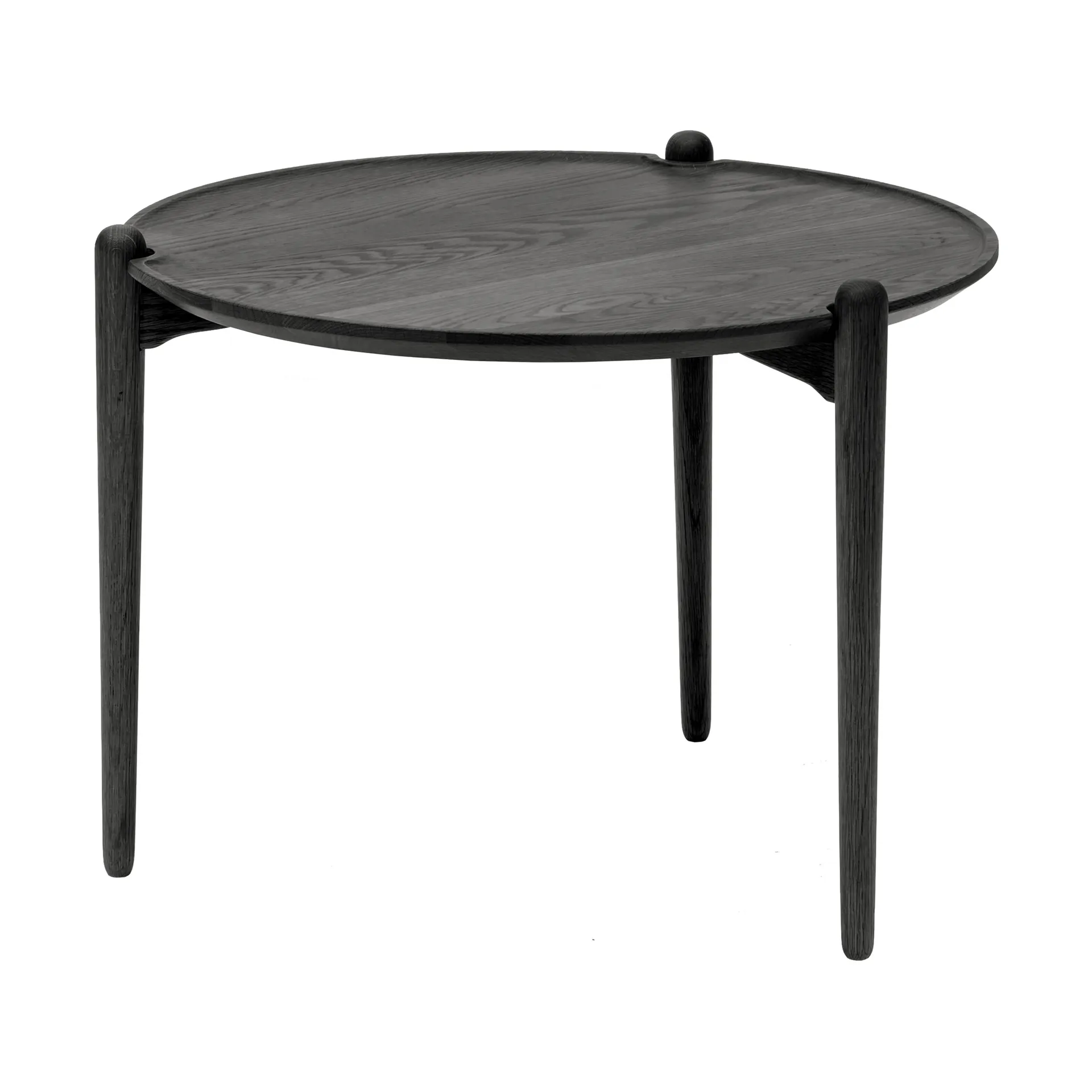 Aria salontafel, Zwart eikenhout, Ø60x46 cm Design House Stockholm