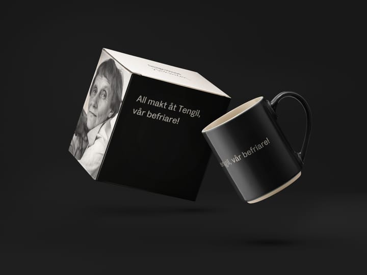 Astrid Lindgren mok, all makt åt Tengil, Zweedse tekst Design House Stockholm