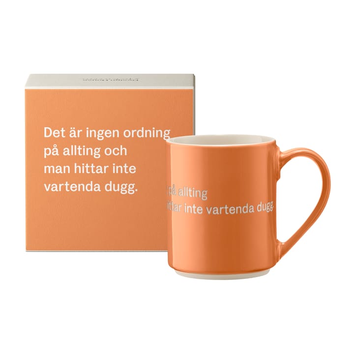 Astrid Lindgren mok, det är ingen ordning…, Zweedse tekst Design House Stockholm