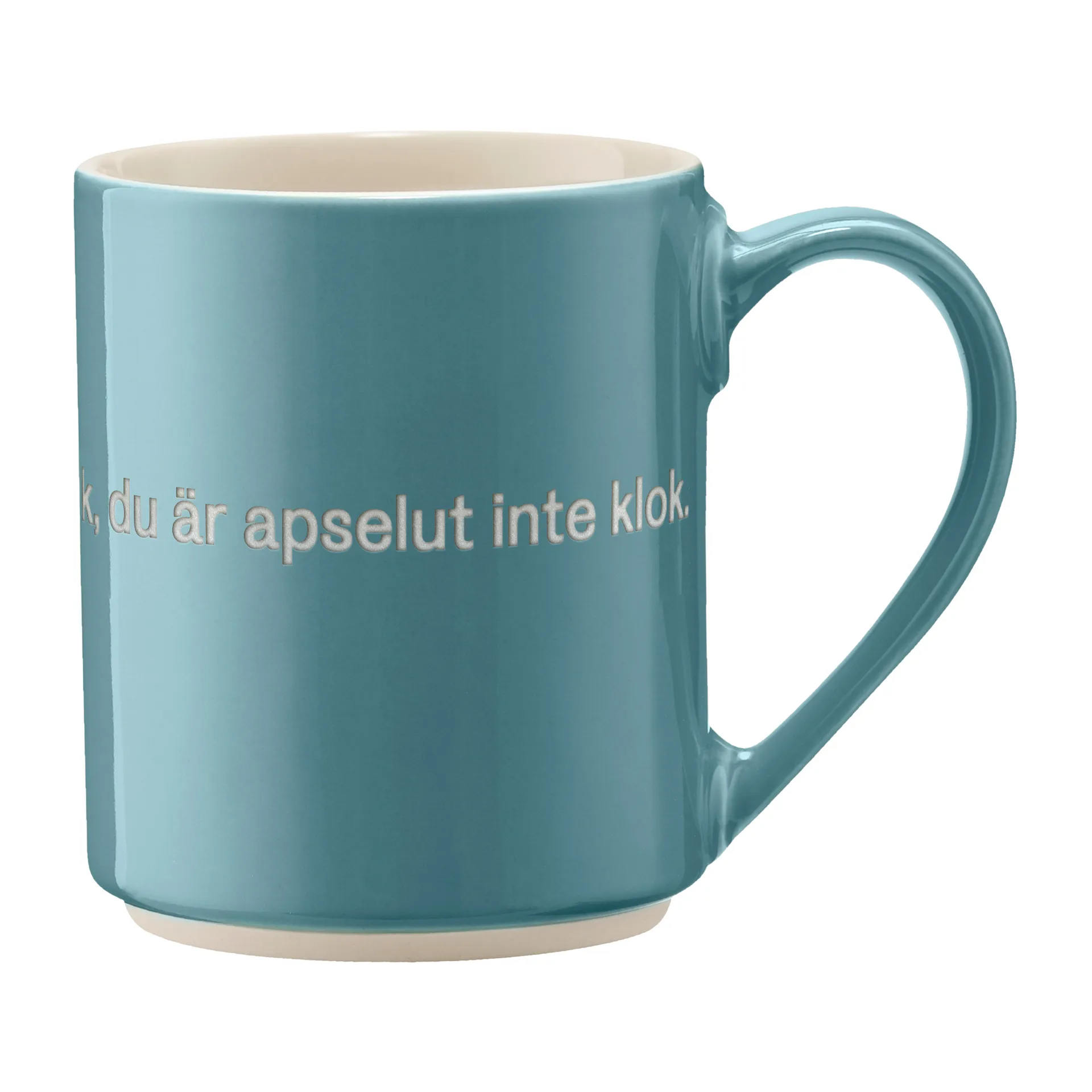 Astrid Lindgren mok, du är inte klok…, Zweedse tekst Design House Stockholm