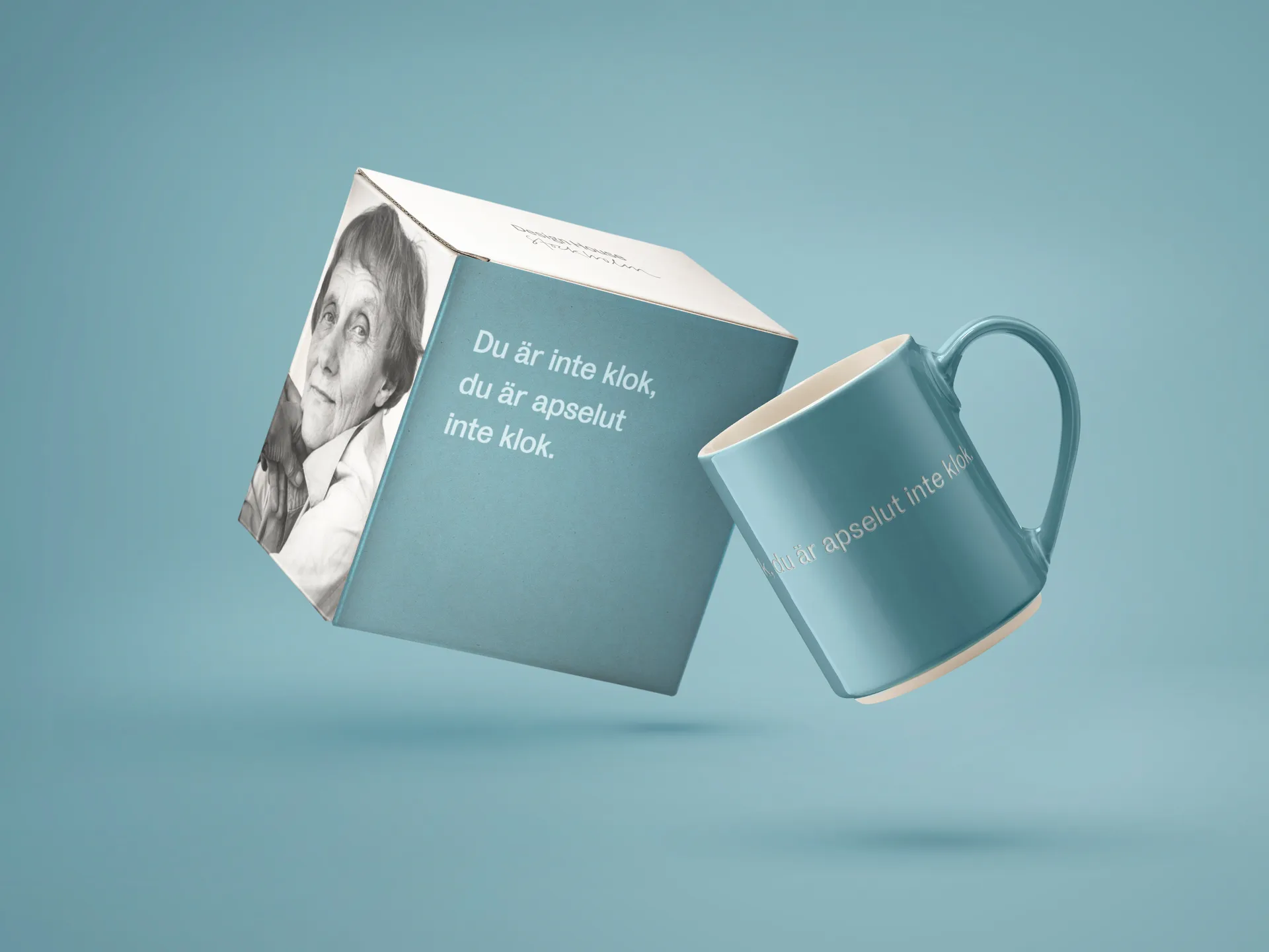 Astrid Lindgren mok, du är inte klok…, Zweedse tekst Design House Stockholm