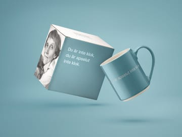 Astrid Lindgren mok, du är inte klok… - Zweedse tekst - Design House Stockholm