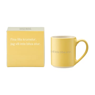 Astrid Lindgren mok, "fina lilla krumelur" - Zweedse tekst - Design House Stockholm