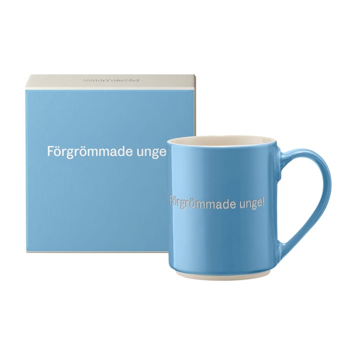 Astrid Lindgren mok, förgrömmade Unge!, Zweedse tekst Design House Stockholm