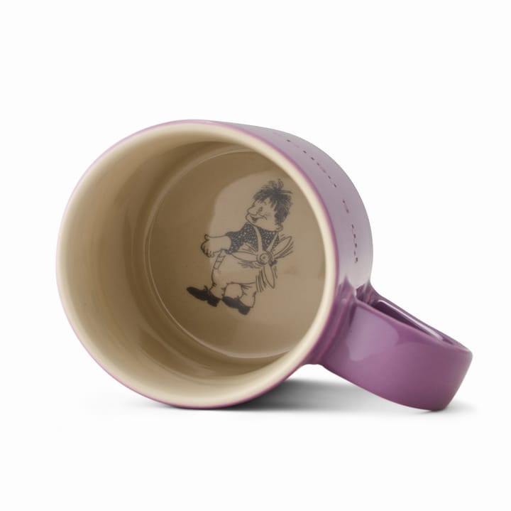 Astrid Lindgren mok - I am handsome, paars-Engels Design House Stockholm