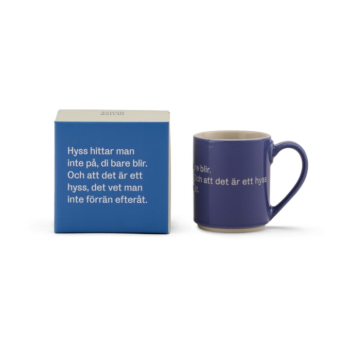 Astrid Lindgren mok - It's not something you plan, blauw-Zweeds Design House Stockholm