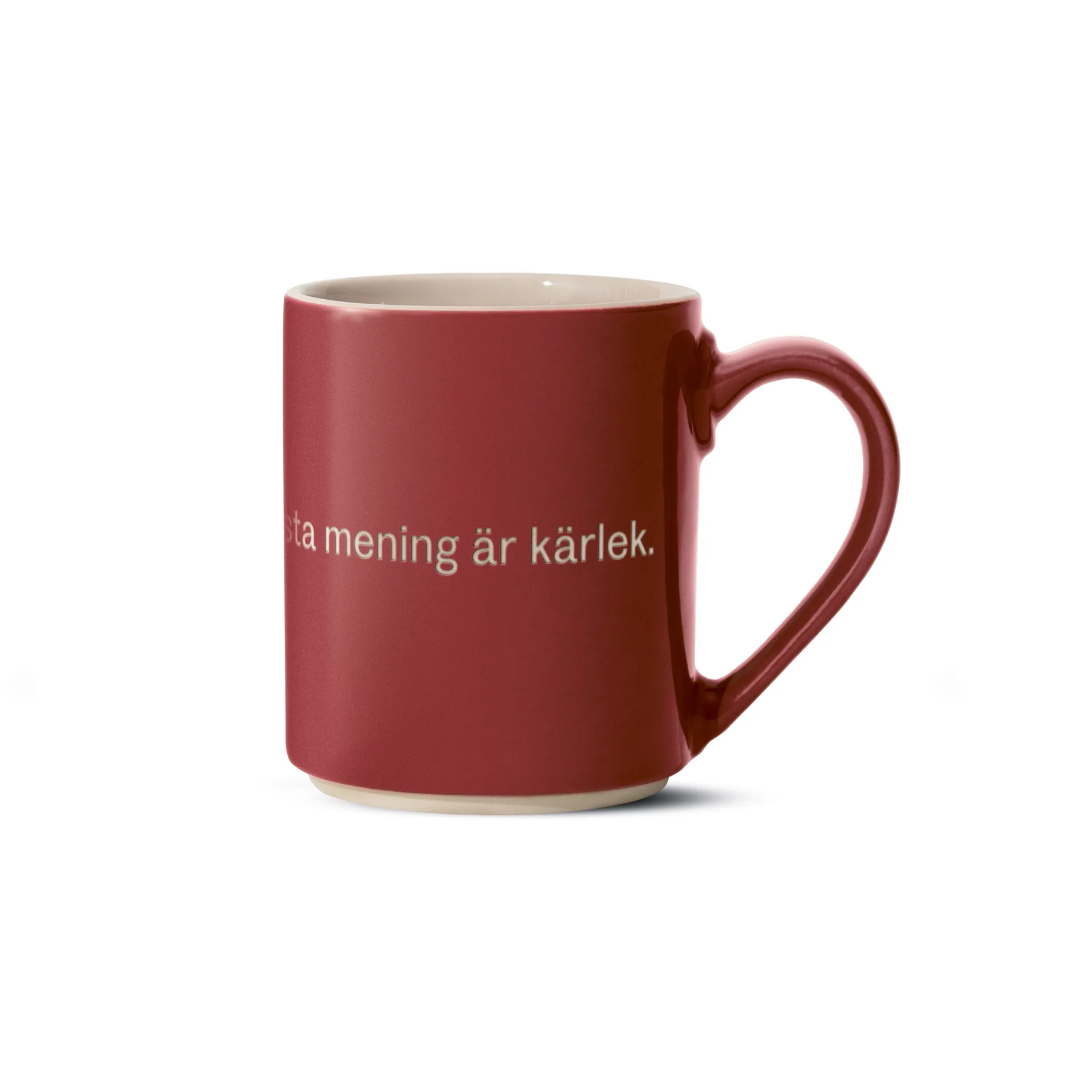 Astrid Lindgren mok, ja, jag tror att livets…, Zweedse tekst Design House Stockholm