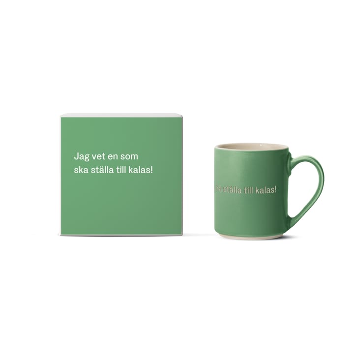 Astrid Lindgren mok, jag vet en som ska…, Zweedse tekst Design House Stockholm