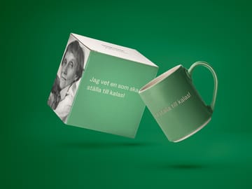 Astrid Lindgren mok, jag vet en som ska… - Zweedse tekst - Design House Stockholm