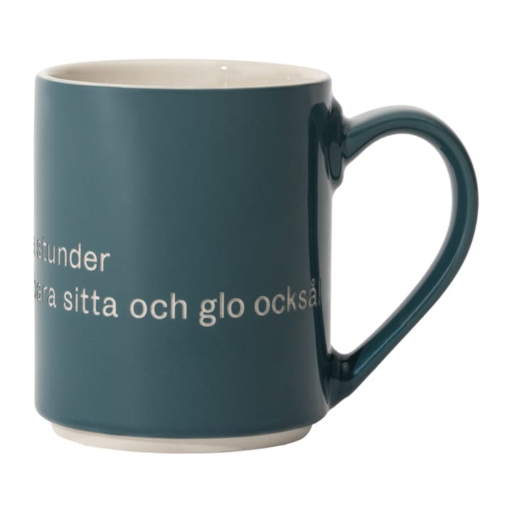 Astrid Lindgren mok, "och så ska man ju ha" - Zweedse tekst - Design House Stockholm