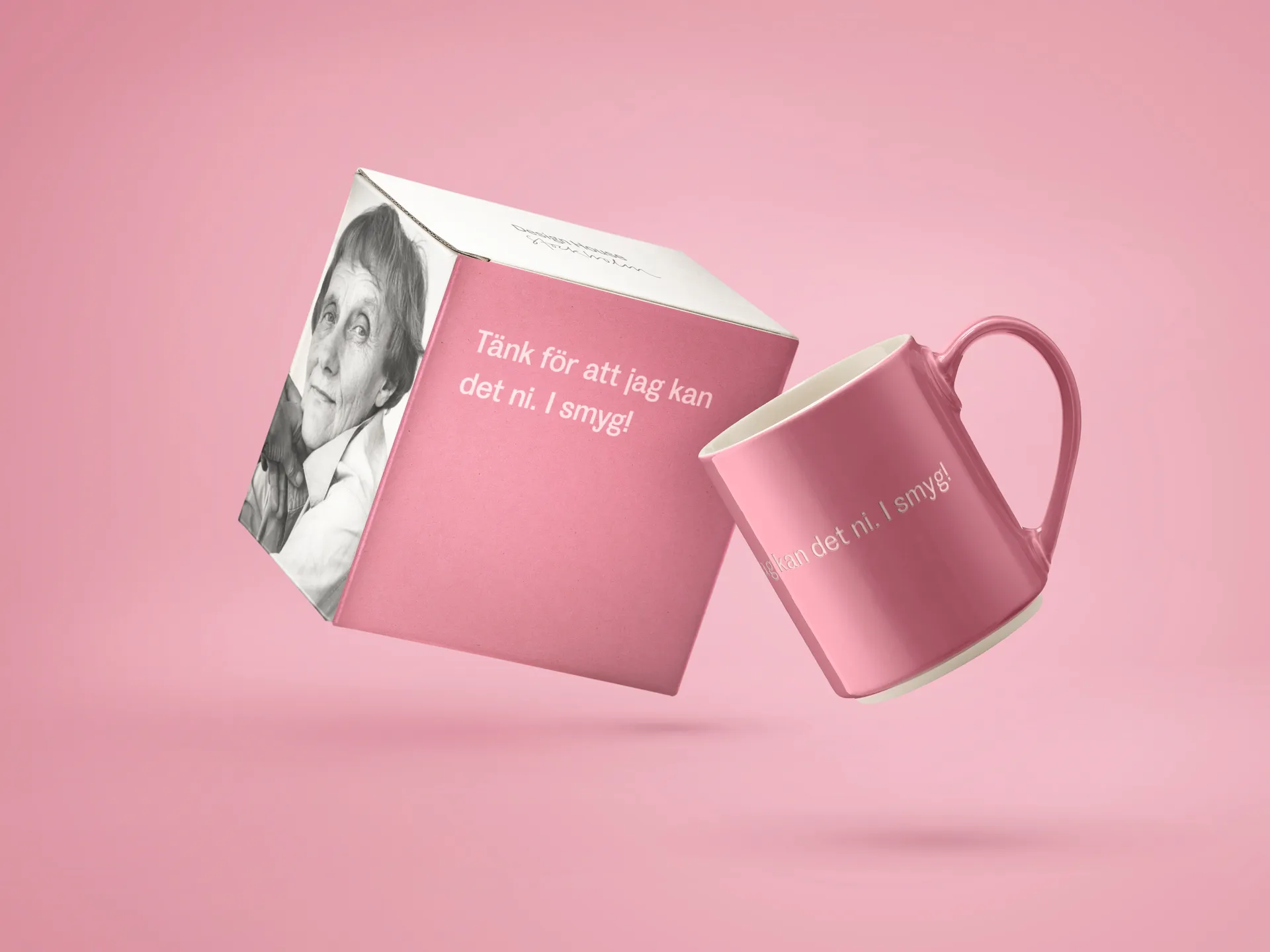 Astrid Lindgren mok, tänk för att jag kan…, Zweedse tekst Design House Stockholm
