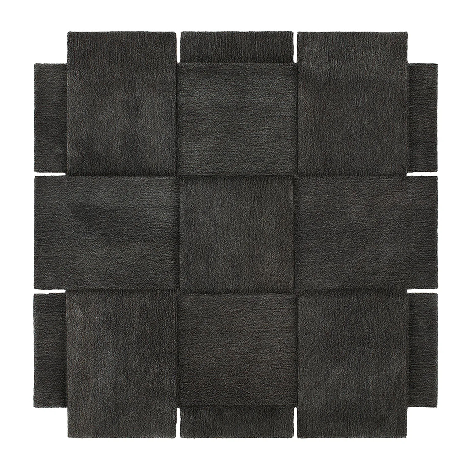Basket vloerkleed, donkergrijs, 180x180 cm Design House Stockholm