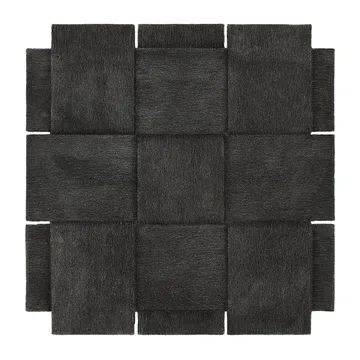 Basket vloerkleed, donkergrijs - 180x180 cm - Design House Stockholm