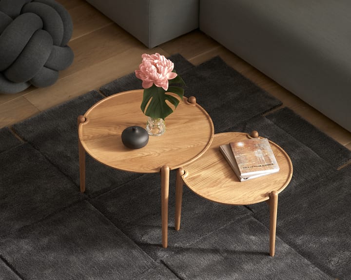 Basket vloerkleed, donkergrijs, 180x180 cm Design House Stockholm