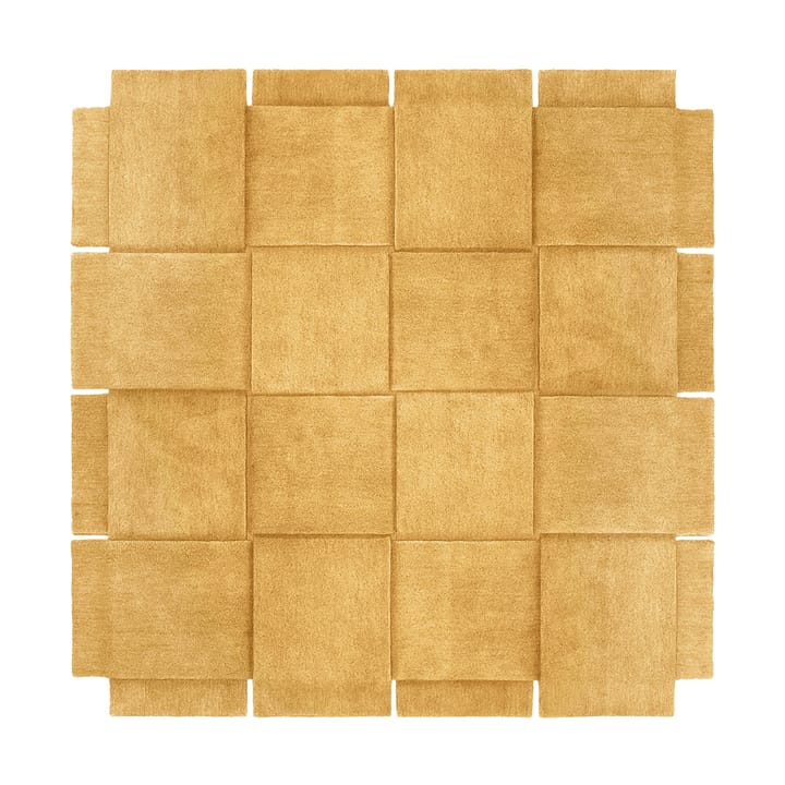 Basket vloerkleed yellow ochre - 245x245 cm - Design House Stockholm