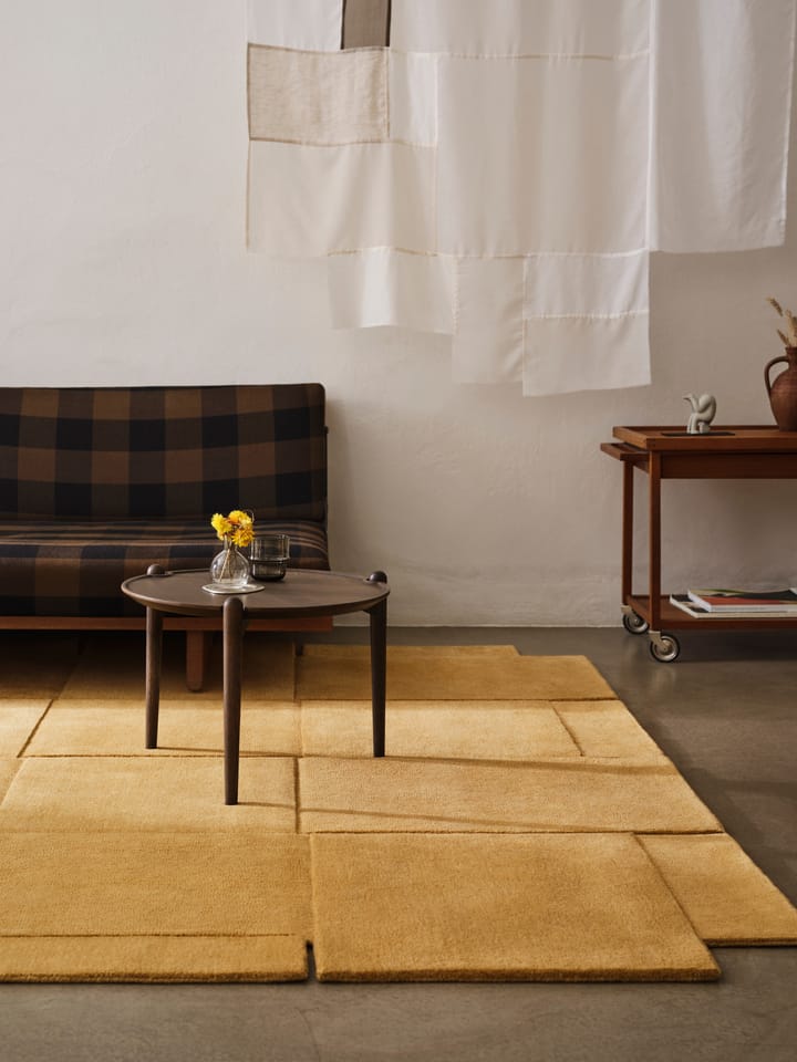 Basket vloerkleed yellow ochre, 245x245 cm Design House Stockholm