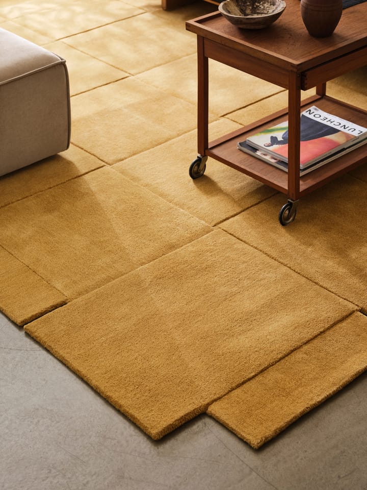 Basket vloerkleed yellow ochre, 245x300 cm Design House Stockholm