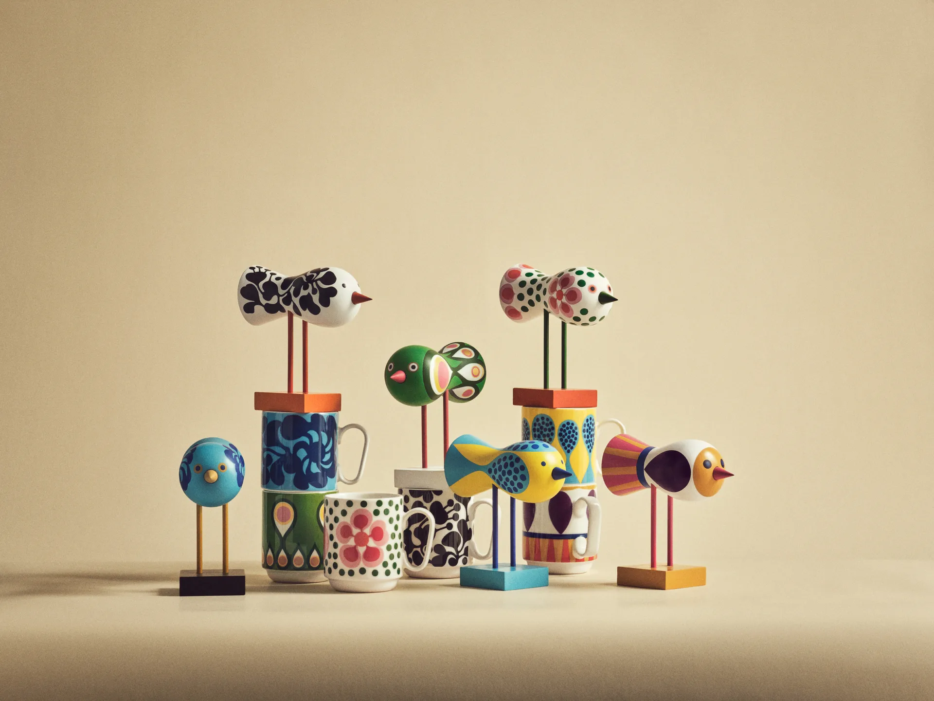 Birds 1967 mok 35 cl, No. 4 Design House Stockholm