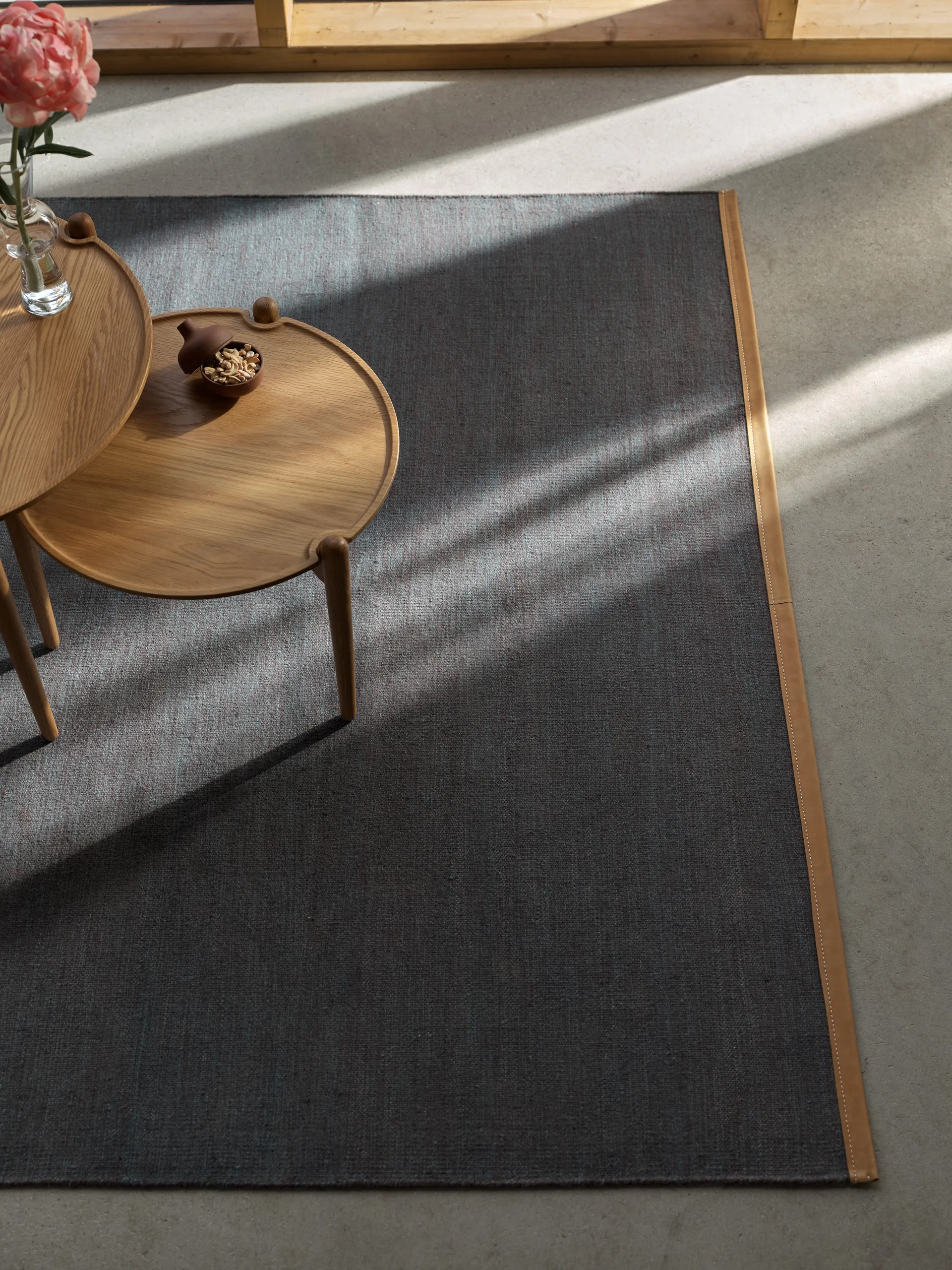 Björk vloerkleed large blauw, 170x240 cm Design House Stockholm