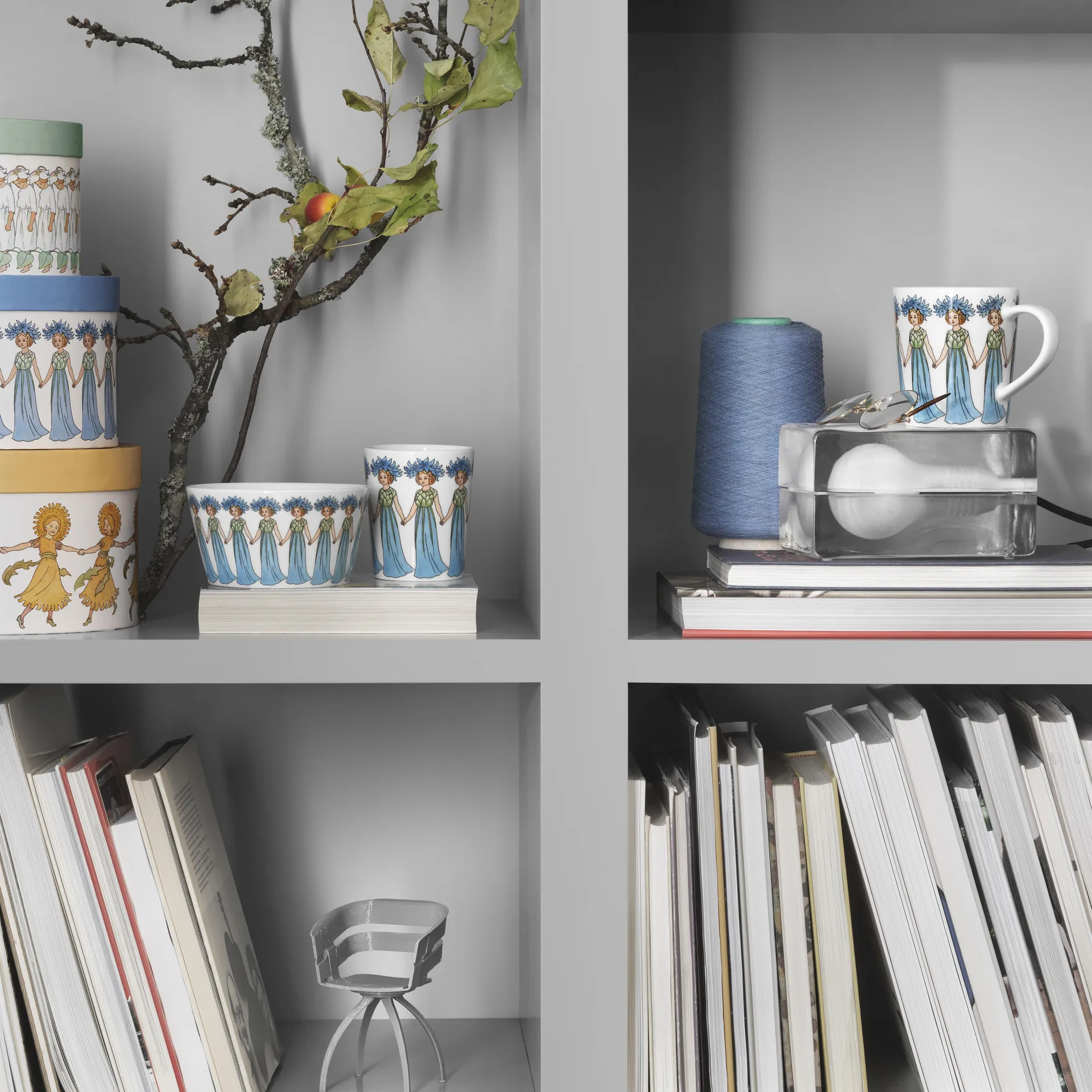 Blåklint mok, 28 cl. Design House Stockholm