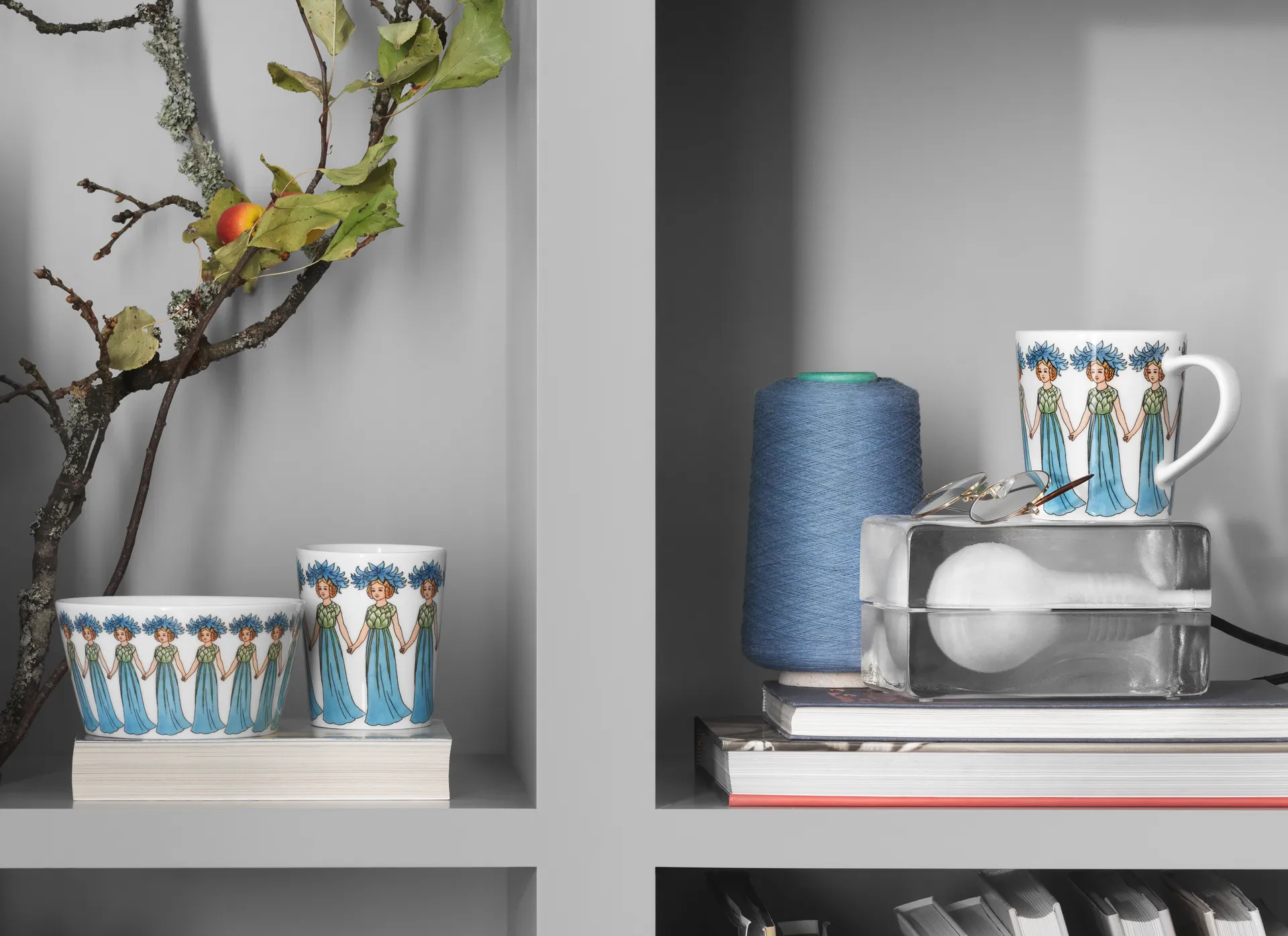 Blåklint schaal, 50 cl. Design House Stockholm