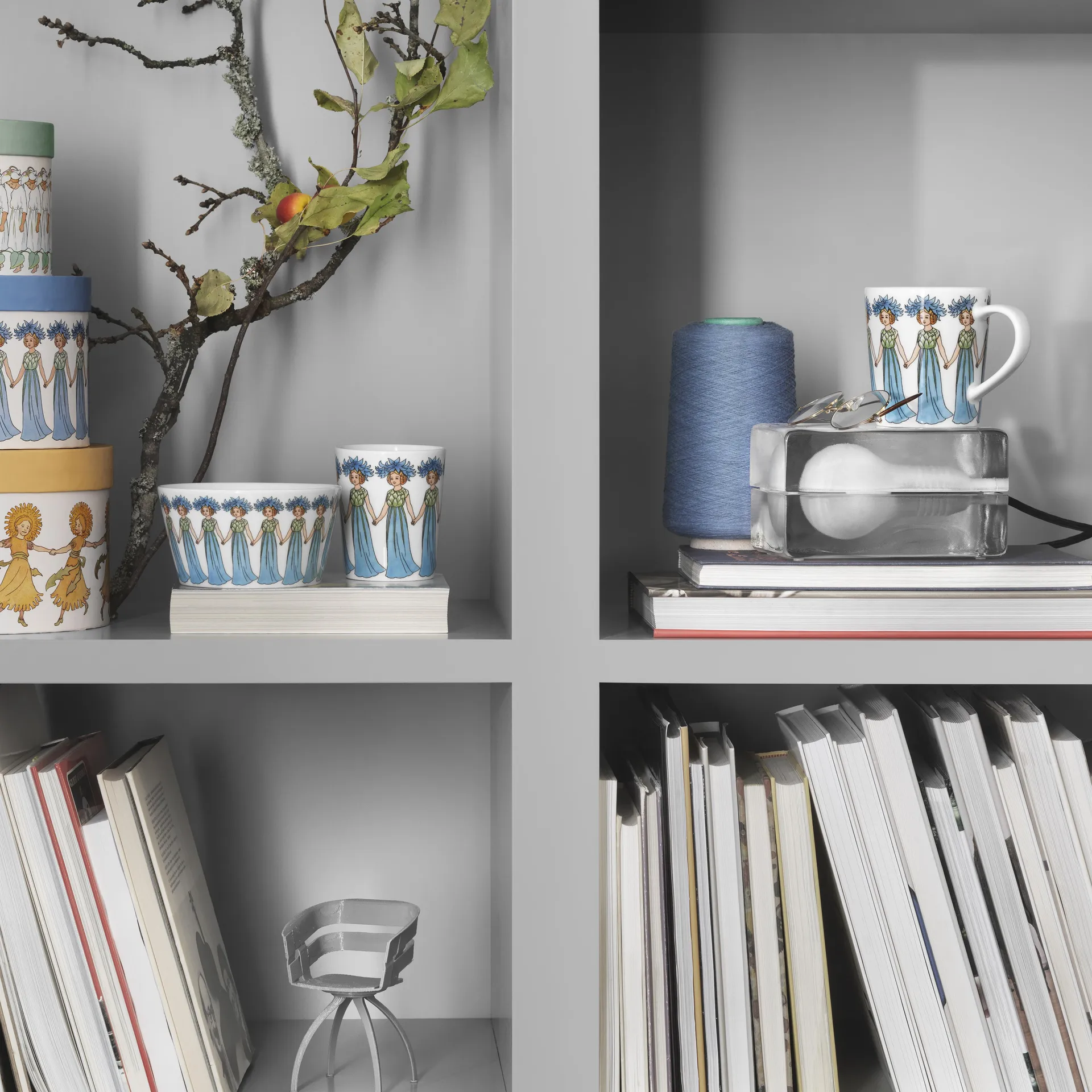 Blåklint schaal, 50 cl. Design House Stockholm