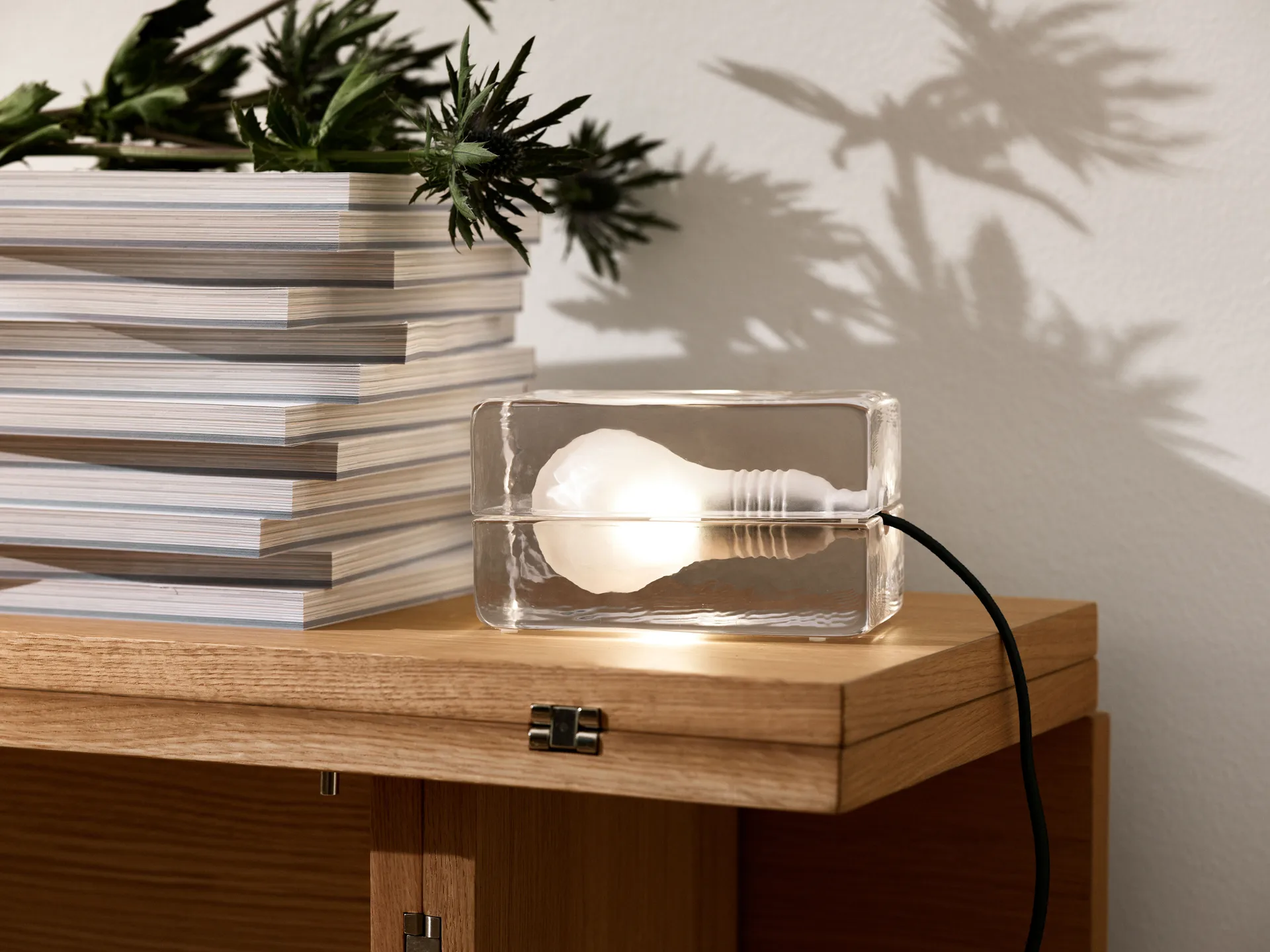 Block Lamp, zwart snoer Design House Stockholm