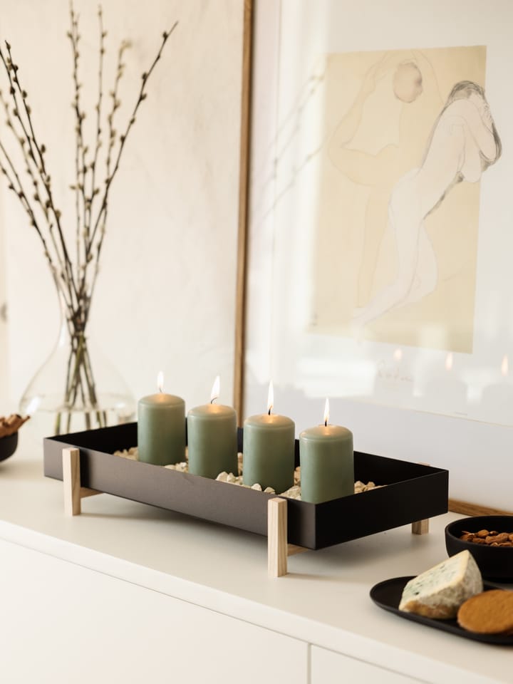 Botanic Flower Tray plantendienblad, zwart Design House Stockholm