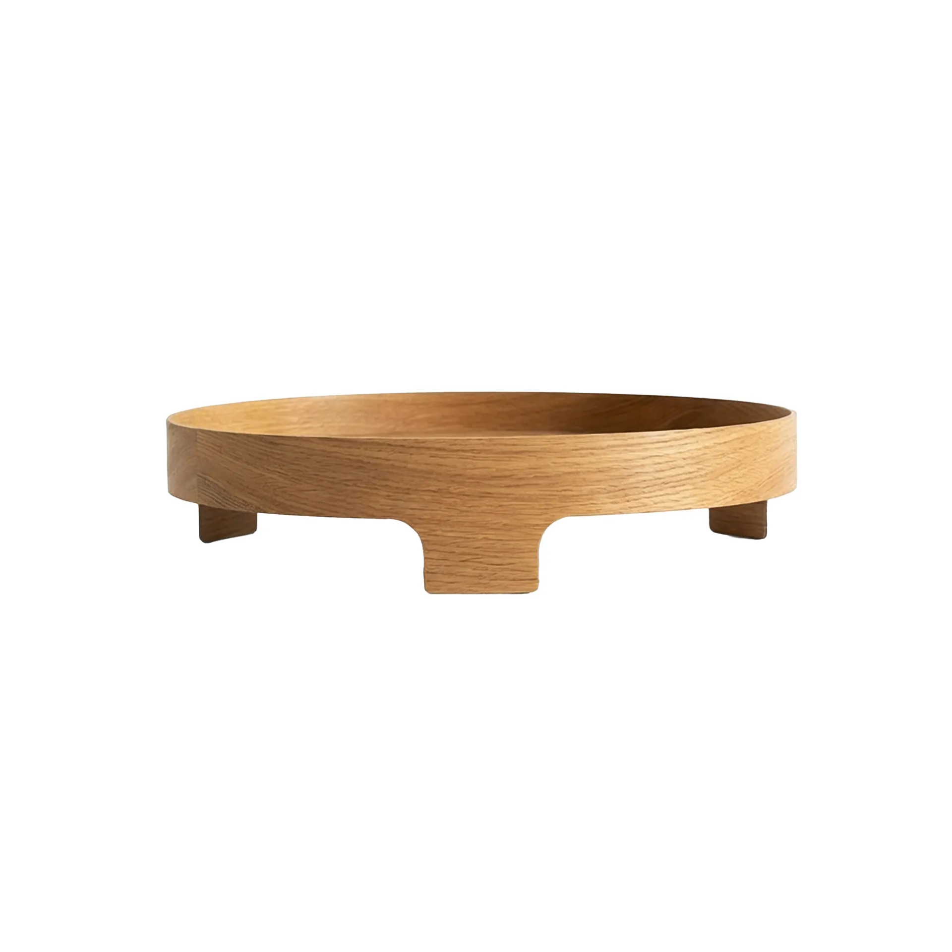 Bridge dienblad, Eikenhout, Ø42 cm Design House Stockholm