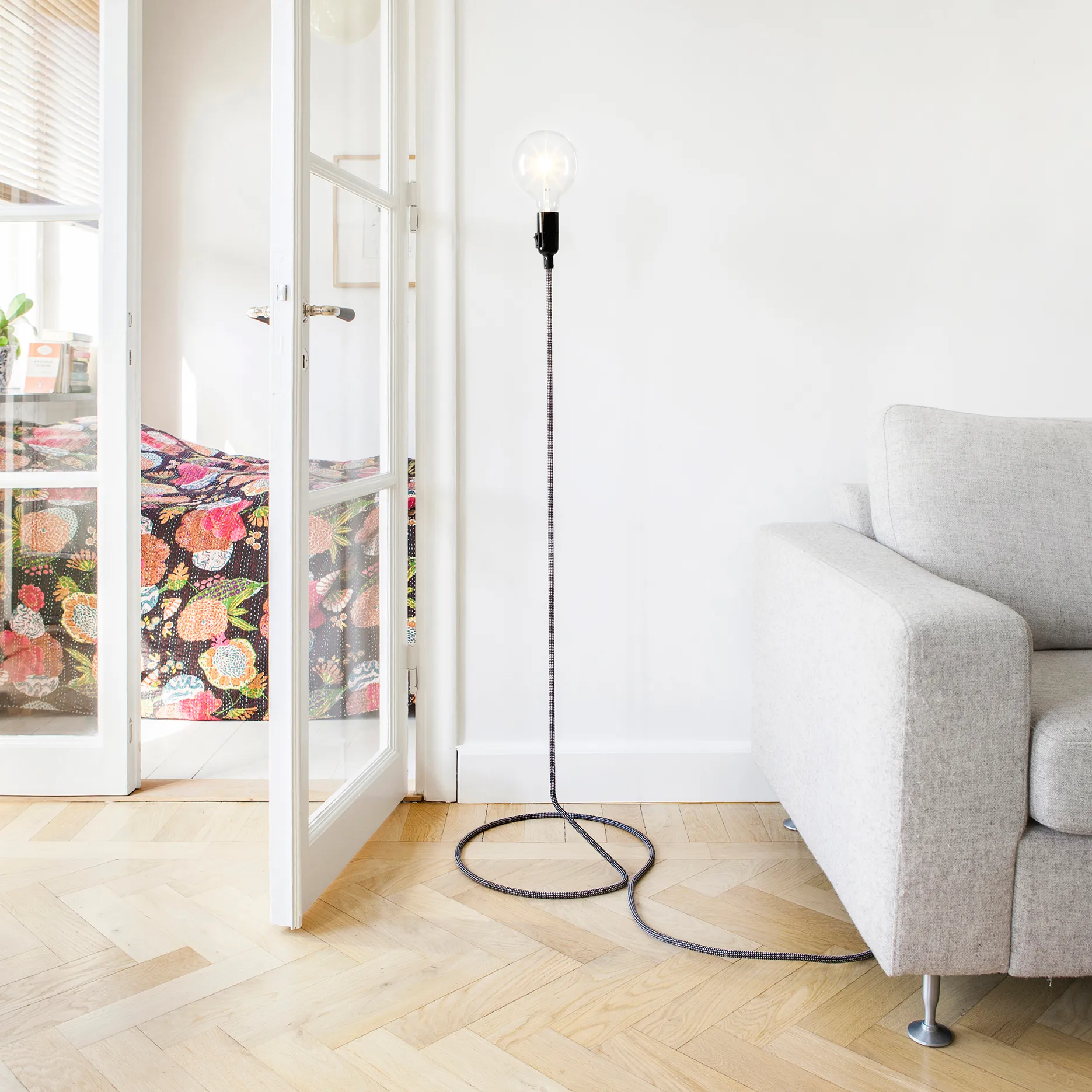 Cord lamp, Zwart-wit Design House Stockholm